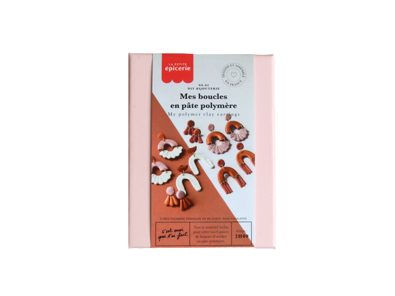 Acheter Kit MKMI - Mes boucles en pâte polymère - 19,99 € en ligne sur La Petite Epicerie - Loisirs créatifs