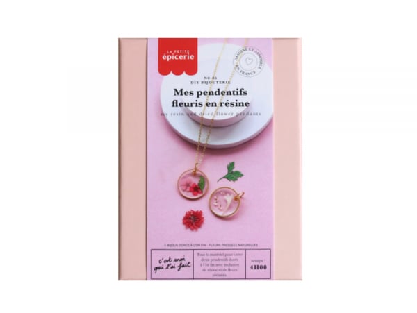Acheter Kit MKMI - Mes pendentifs fleuris en résine - 19,99 € en ligne sur La Petite Epicerie - Loisirs créatifs