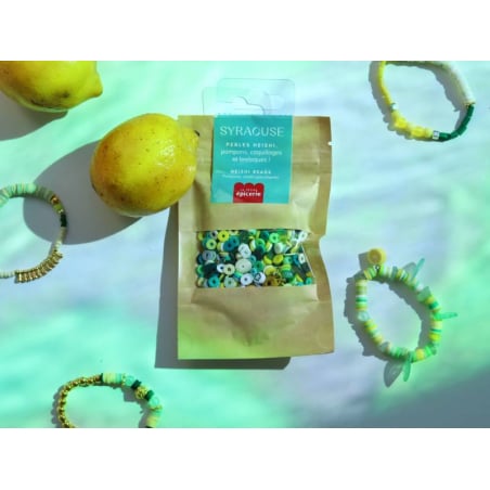 Acheter Mélange de perles heishi et de breloques - Syracuse - 6,99 € en ligne sur La Petite Epicerie - Loisirs créatifs