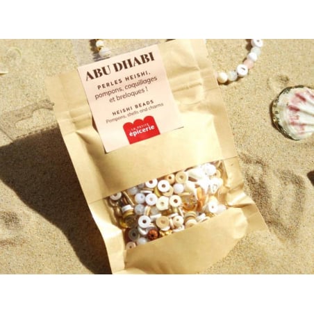 Acheter Mélange de perles heishi et de breloques - Abu Dhabi - 6,99 € en ligne sur La Petite Epicerie - Loisirs créatifs