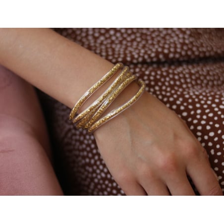 Acheter Bracelet jonc bouddhiste fantaisie à l'unité - doré - 1,99 € en ligne sur La Petite Epicerie - Loisirs créatifs