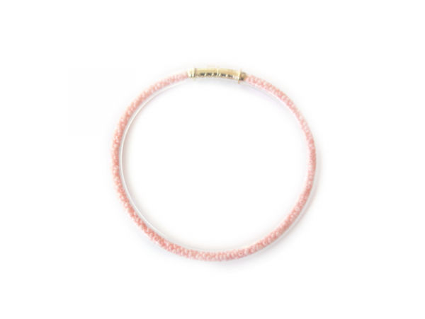 Acheter Bracelet jonc bouddhiste fantaisie à l'unité - Perles de rocailles roses - 1,99 € en ligne sur La Petite Epicerie - L...