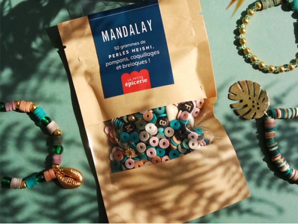 Acheter Mélange de perles heishi et de breloques - Mandalay - 6,99 € en ligne sur La Petite Epicerie - Loisirs créatifs