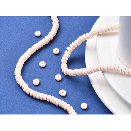 Acheter Boite de perles heishi épaisses 6 mm - Beige nude - 3,49 € en ligne sur La Petite Epicerie - Loisirs créatifs