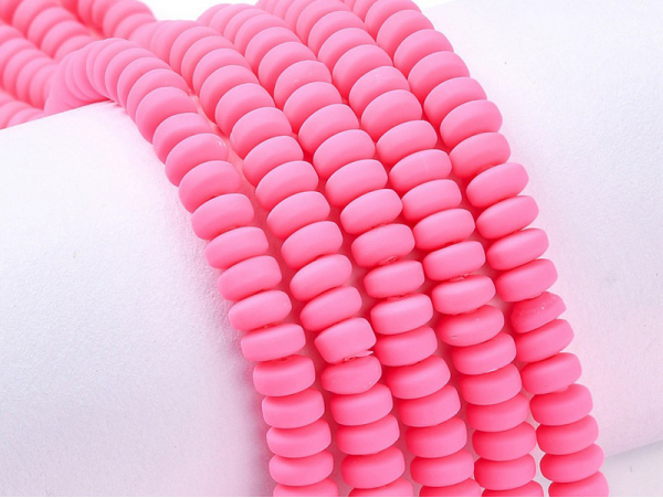 Acheter Boite de perles heishi épaisses 6 mm - Rose foncé - 3,49 € en ligne sur La Petite Epicerie - Loisirs créatifs