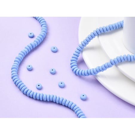 Acheter Boite de perles heishi épaisses 6 mm - Bleuet - 3,49 € en ligne sur La Petite Epicerie - Loisirs créatifs