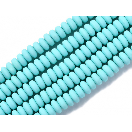 Acheter Boite de perles heishi épaisses 6 mm - Turquoise - 3,49 € en ligne sur La Petite Epicerie - Loisirs créatifs