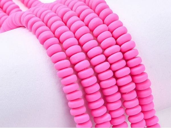 Acheter Boite de perles heishi épaisses 6 mm - Fuchsia - 3,49 € en ligne sur La Petite Epicerie - Loisirs créatifs