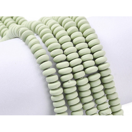 Acheter Boite de perles heishi épaisses 6 mm - Sauge - 3,49 € en ligne sur La Petite Epicerie - Loisirs créatifs