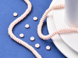Acheter Boite de perles heishi épaisses 6 mm - Rose orangé - 3,49 € en ligne sur La Petite Epicerie - Loisirs créatifs