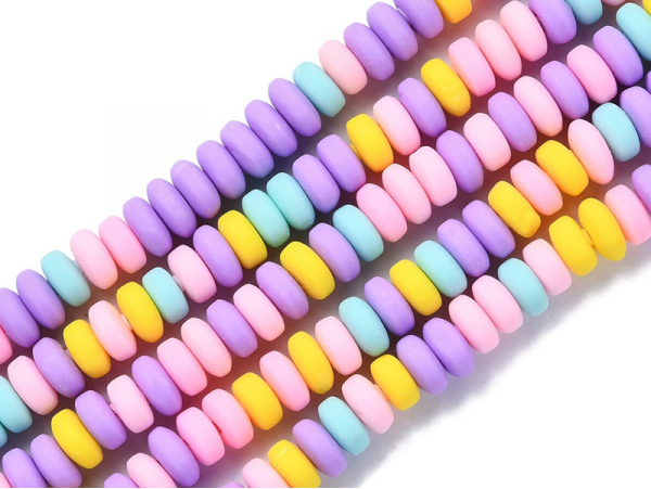 Acheter Boite de perles heishi épaisses 6 mm - Multicolore - 3,49 € en ligne sur La Petite Epicerie - Loisirs créatifs