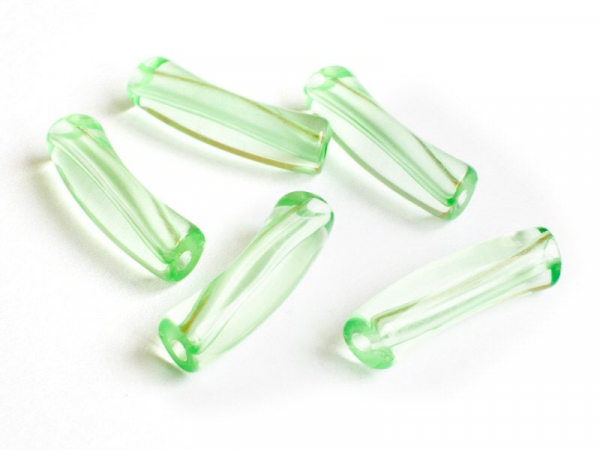Acheter Lot de 5 perles tubes transparentes en résine 6 mm - Vert clair - 1,99 € en ligne sur La Petite Epicerie - Loisirs cr...