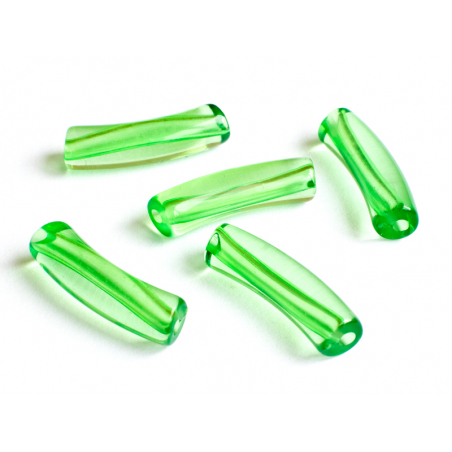 Acheter Lot de 5 perles tubes transparentes en résine 6 mm - Vert - 1,99 € en ligne sur La Petite Epicerie - Loisirs créatifs