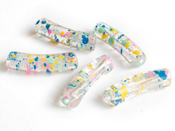 Acheter Lot de 5 perles tubes transparentes 6 mm - Tacheté Summer - 3,99 € en ligne sur La Petite Epicerie - Loisirs créatifs