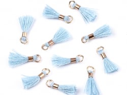 Acheter Breloque mini-pompon - Bleu ciel - 0,29 € en ligne sur La Petite Epicerie - Loisirs créatifs