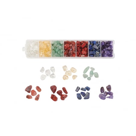 Acheter Boîte de 7 styles de perles précieuses naturelles - 12,19 € en ligne sur La Petite Epicerie - Loisirs créatifs