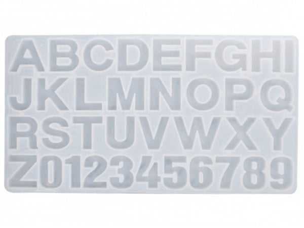 Acheter Moule en silicone - Lettres et chiffres - 36 x 19,4 cm - 12,99 € en ligne sur La Petite Epicerie - Loisirs créatifs