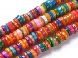 Acheter Lot de 20 perles heishi naturelles 6 mm en coquillage - Multicolore - 1,39 € en ligne sur La Petite Epicerie - Loisir...
