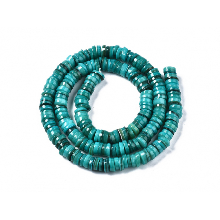 Acheter Lot de 20 perles heishi naturelles 6 mm en coquillage - Bleu - 0,99 € en ligne sur La Petite Epicerie - Loisirs créatifs