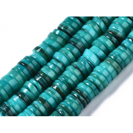Acheter Lot de 20 perles heishi naturelles 6 mm en coquillage - Bleu - 0,99 € en ligne sur La Petite Epicerie - Loisirs créatifs