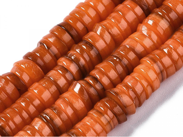 Acheter Lot de 20 perles heishi naturelles 6 mm en coquillage - Orange - 0,99 € en ligne sur La Petite Epicerie - Loisirs cré...