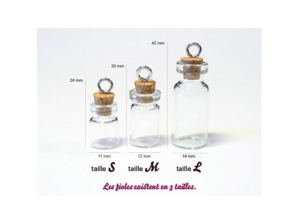 Acheter 1 fiole en verre 2,8 cm - 0,99 € en ligne sur La Petite Epicerie - Loisirs créatifs
