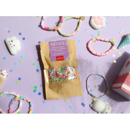 Acheter Mélange de perles heishi et de breloques - Séoul - 6,99 € en ligne sur La Petite Epicerie - Loisirs créatifs