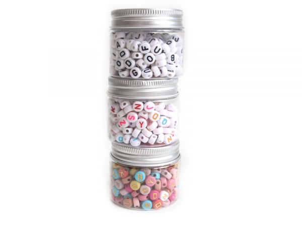 Acheter Pot perles lettres – Multicolore - 4,99 € en ligne sur La Petite Epicerie - Loisirs créatifs