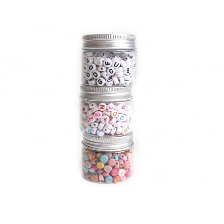 Acheter Pot perles lettres – Multicolore - 5,99 € en ligne sur La Petite Epicerie - Loisirs créatifs