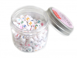 Acheter Pot perles lettres – Multicolore - 5,99 € en ligne sur La Petite Epicerie - Loisirs créatifs