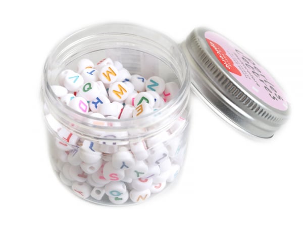 Acheter Pot perles lettres – Multicolore - 4,99 € en ligne sur La Petite Epicerie - Loisirs créatifs