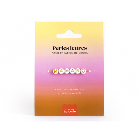 Acheter Perles lettres "Maman" pour bracelet à personnaliser - 1,99 € en ligne sur La Petite Epicerie - Loisirs créatifs