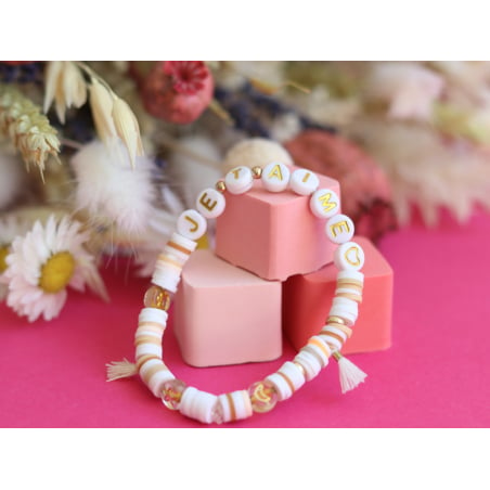 Acheter Perles lettres "Je t'aime" pour bracelet à personnaliser - 1,49 € en ligne sur La Petite Epicerie - Loisirs créatifs