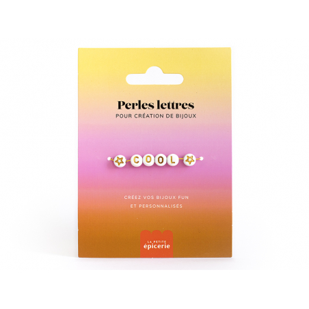 Acheter Perles lettres "Cool" pour bracelet à personnaliser - 1,99 € en ligne sur La Petite Epicerie - Loisirs créatifs