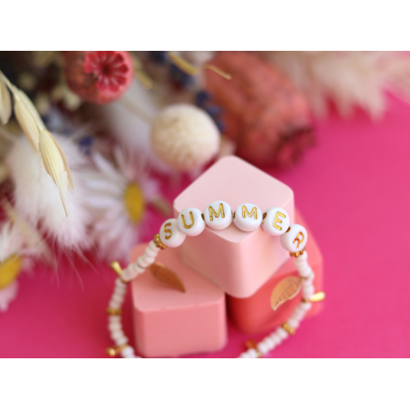 Acheter Perles lettres "Summer" pour bracelet à personnaliser - 1,99 € en ligne sur La Petite Epicerie - Loisirs créatifs