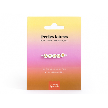 Acheter Perles lettres "Amour" pour bracelet à personnaliser - 1,99 € en ligne sur La Petite Epicerie - Loisirs créatifs