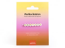 Acheter Perles lettres "Namaste" pour bracelet à personnaliser - 1,49 € en ligne sur La Petite Epicerie - Loisirs créatifs