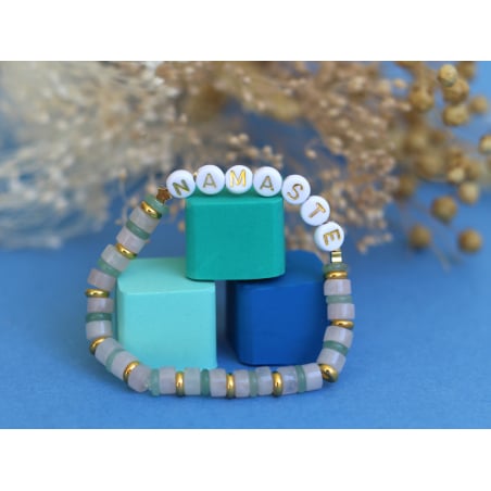 Acheter Perles lettres "Namaste" pour bracelet à personnaliser - 1,99 € en ligne sur La Petite Epicerie - Loisirs créatifs