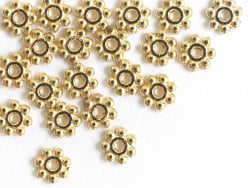 Acheter 20 perles intercalaires dorées à petites boules - 4 mm - 0,49 € en ligne sur La Petite Epicerie - Loisirs créatifs