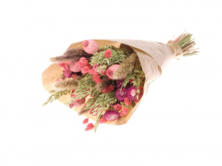 Acheter Bouquet de fleurs séchées Zoey - Rose et vert - 41,99 € en ligne sur La Petite Epicerie - Loisirs créatifs