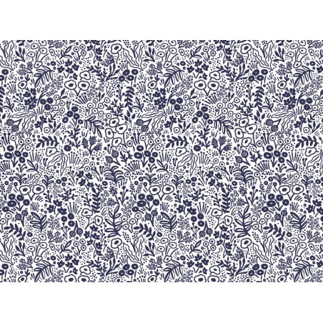 Acheter Tissu coton Rifle Paper - Tapestry Lace - Navy Fabric - 2,09 € en ligne sur La Petite Epicerie - Loisirs créatifs