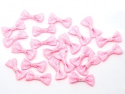 Acheter Noeud rose pâle à pois - 3 cm - 0,39 € en ligne sur La Petite Epicerie - Loisirs créatifs