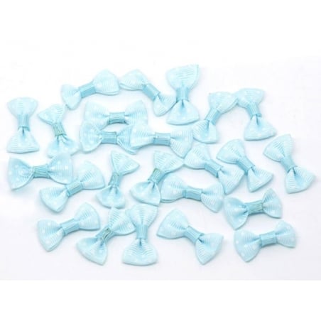Acheter Noeud bleu clair à pois - 3 cm - 0,39 € en ligne sur La Petite Epicerie - Loisirs créatifs