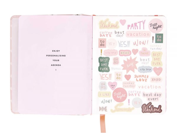  Agenda 2023 Journalier Rose pour Femme (French Edition
