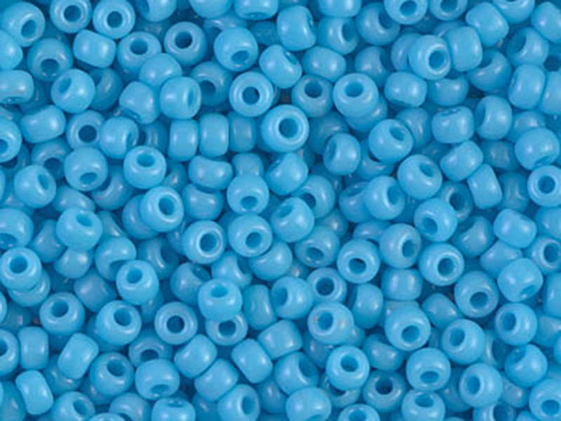 Acheter Rocailles Miyuki 8/0 opaque turquoise blue - 413 - 1,19 € en ligne sur La Petite Epicerie - Loisirs créatifs