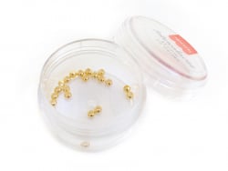 Acheter 20 perles rondelles intercalaires rondes couleur doré - 3x2 mm - 3,49 € en ligne sur La Petite Epicerie - Loisirs cré...