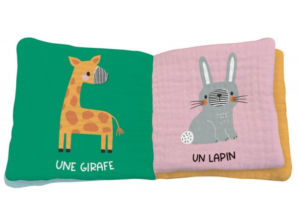 Acheter Mon premier livre tissu en lange - Les animaux - 10,95 € en ligne sur La Petite Epicerie - Loisirs créatifs