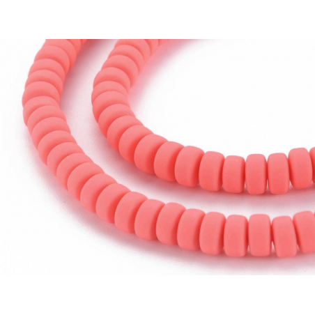 Acheter Boite de perles heishi épaisses 6 mm - Saumon foncé - 3,49 € en ligne sur La Petite Epicerie - Loisirs créatifs