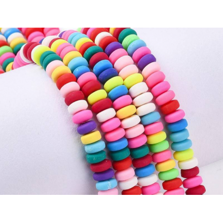 Acheter Boite de perles heishi épaisses 6 mm - Coloré - 3,49 € en ligne sur La Petite Epicerie - Loisirs créatifs