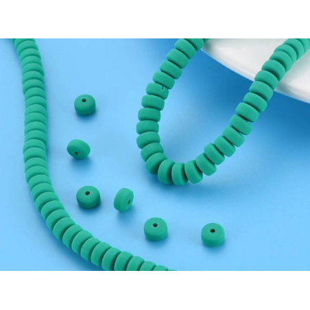 Acheter Boite de perles heishi épaisses 6 mm - Vert bouteille - 3,49 € en ligne sur La Petite Epicerie - Loisirs créatifs